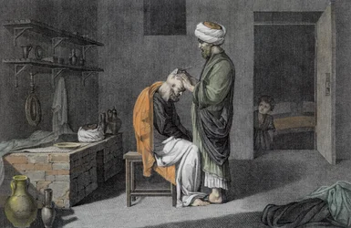 Der Barbier, aus Band II Künste und Handwerke von 